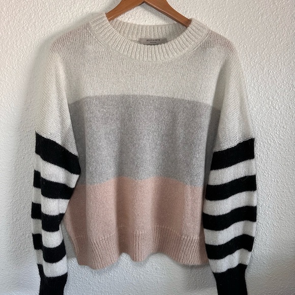 All Saints Nicoli Multicolor Striped Sweater - Picture 3 of 7